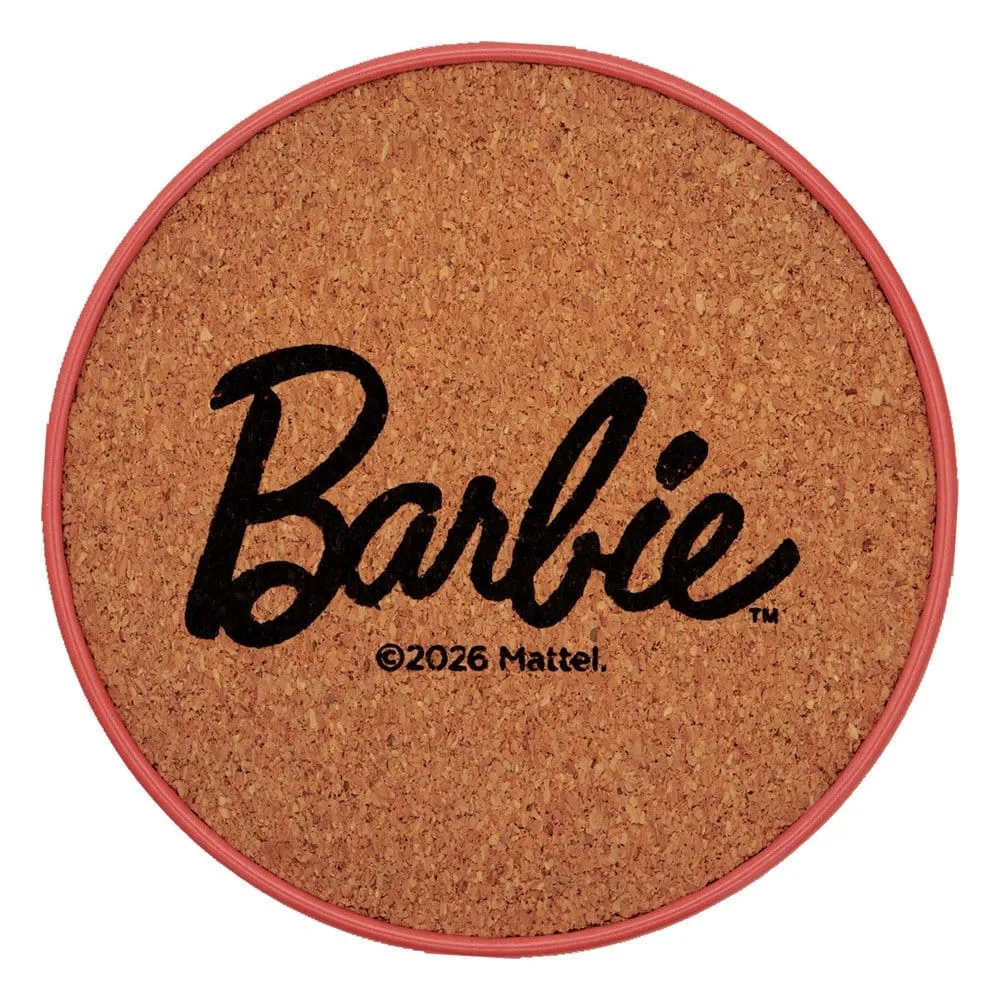 Barbie cadeauset – pin, sleutelhanger en onderzetter 2