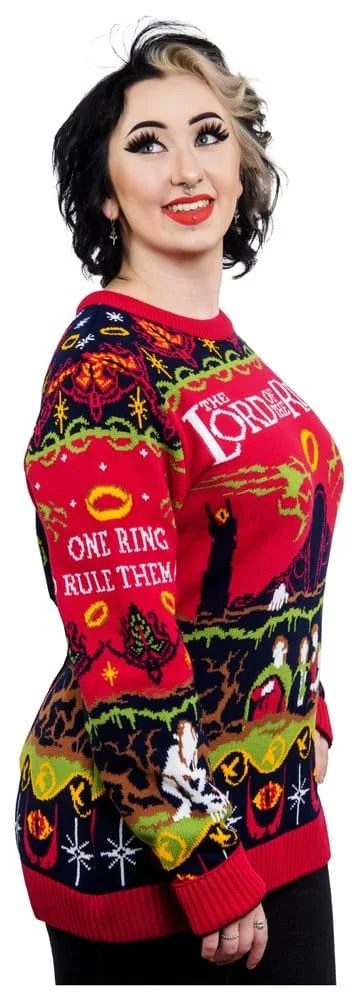 Lord of the Rings Christmas Sweater – Rule Them All Size M 2