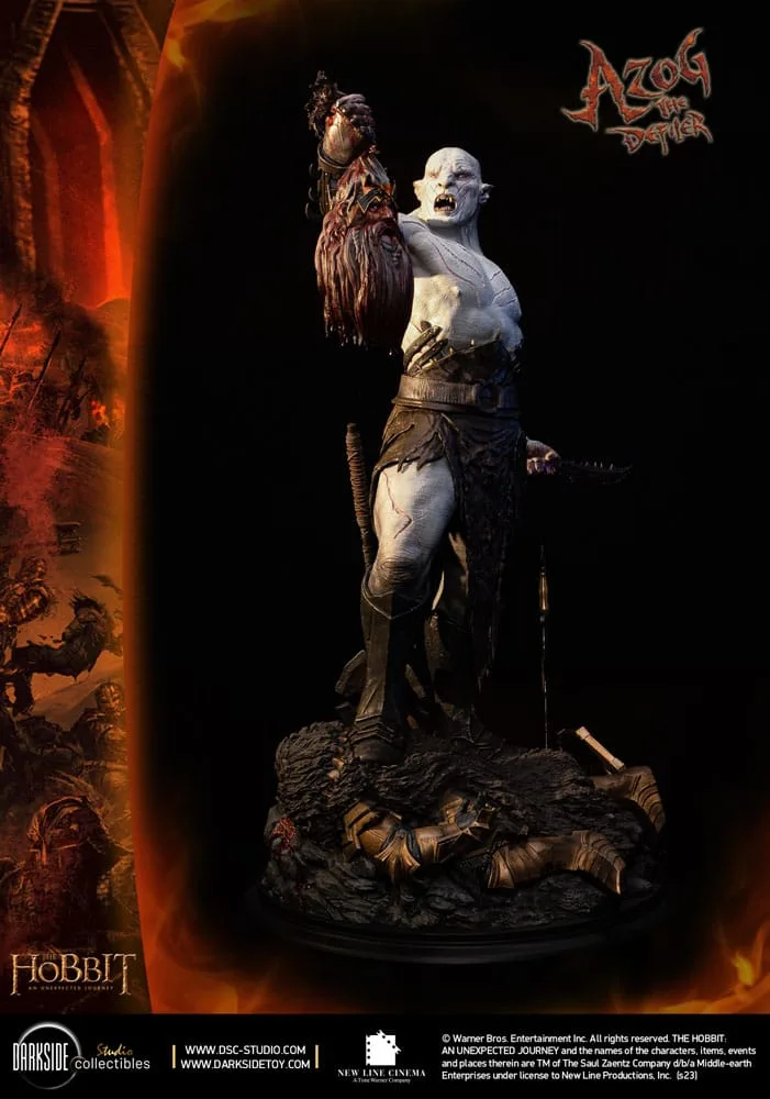 The Hobbit Beeld – Azog John Howe Signature Edition 1/3 90 cm 12