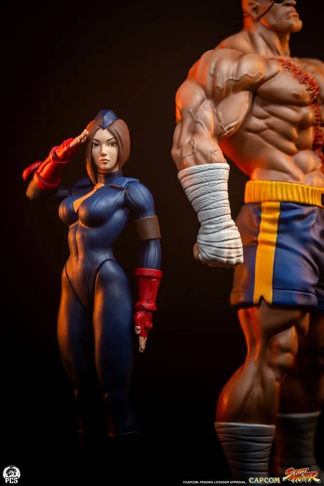 Street Fighter Statue Set – Street Jam Sagat and Juli 1/10 24 cm 7