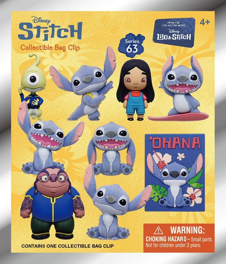Lilo & Stitch Bag Clips – Series 63 Display of 24 2