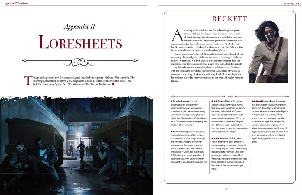 Vampire: The Masquerade Quellenband – Gehenna War 5. Edition 11