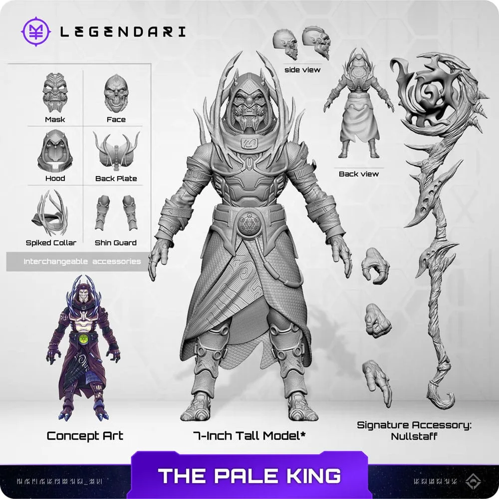 Legendari Action Figure – Pale King 1/10 Scale 18 cm 4