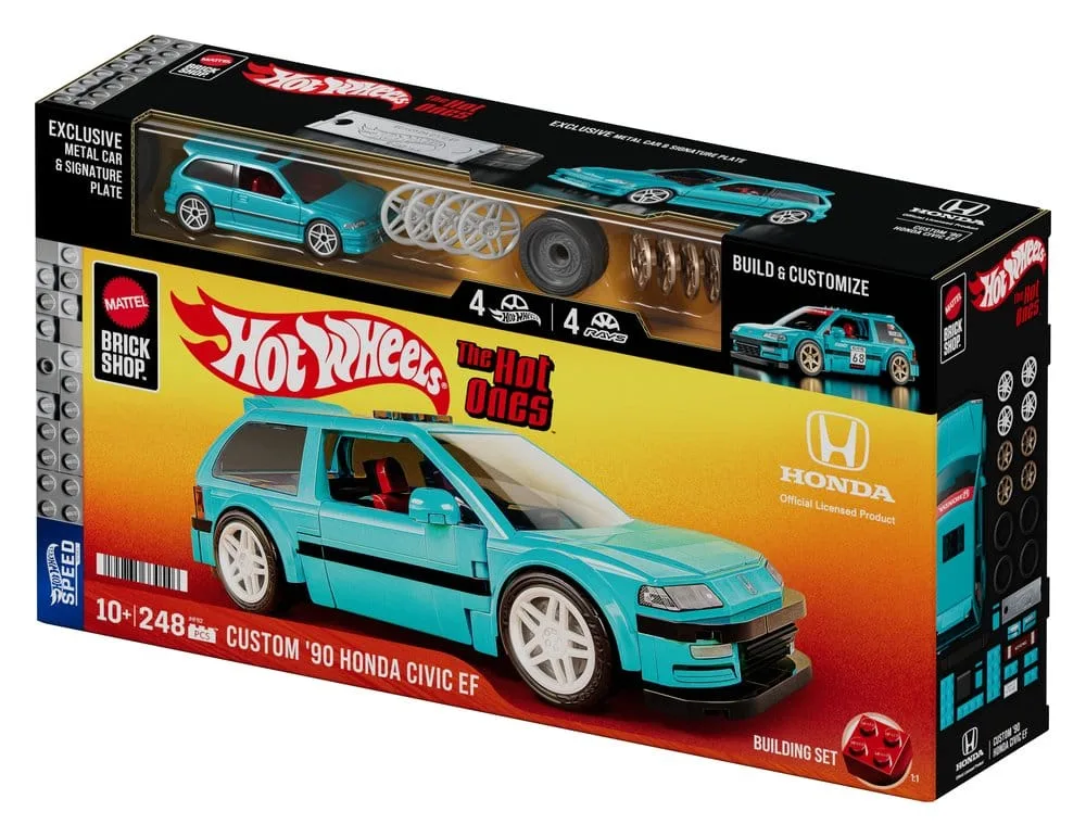Hot Wheels Building Set – Custom 1990 Honda Civic EF 1:32 5