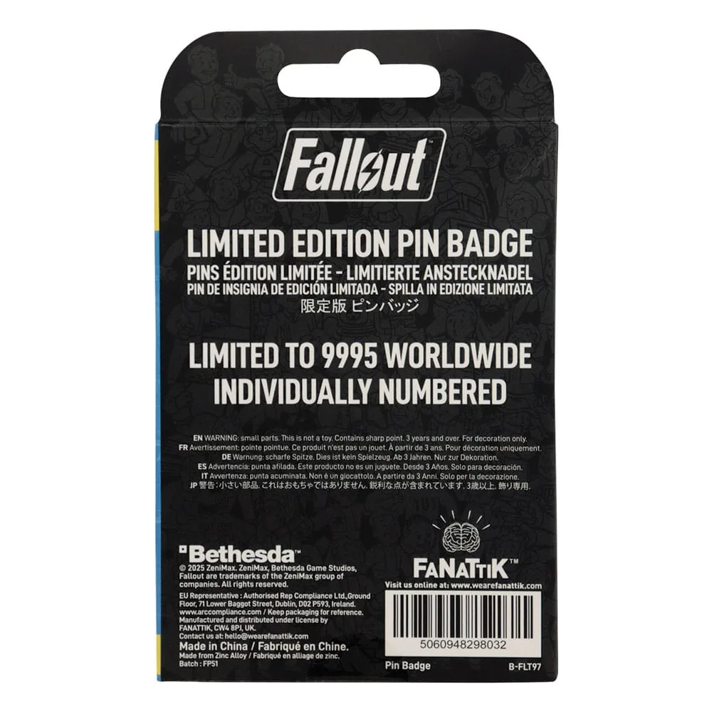 Fallout Pin Badge – Charisma Boy Limited Edition 2