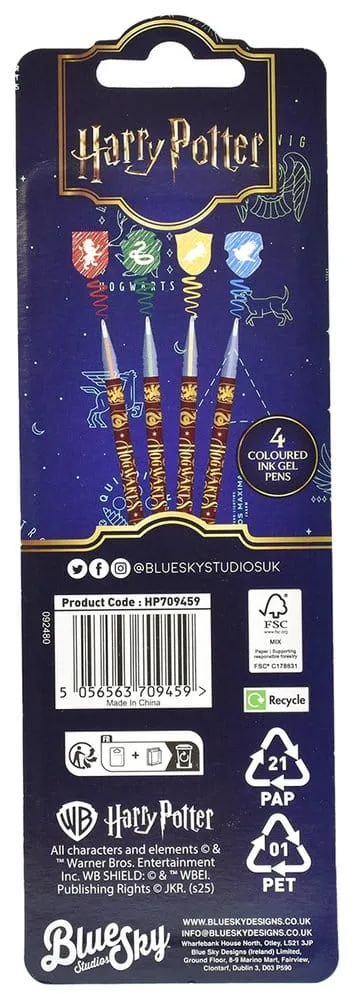 Harry Potter Gel Pens – Magical Locations 4-Pack 4