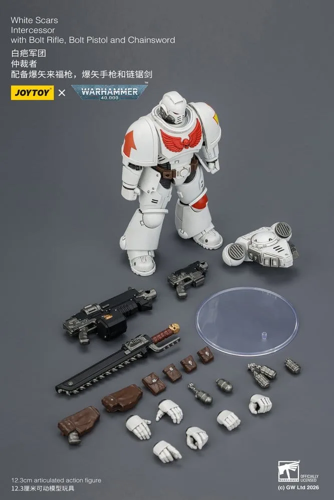 Warhammer 40,000 Action Figure – White Scars Intercessor 12.3 cm 9
