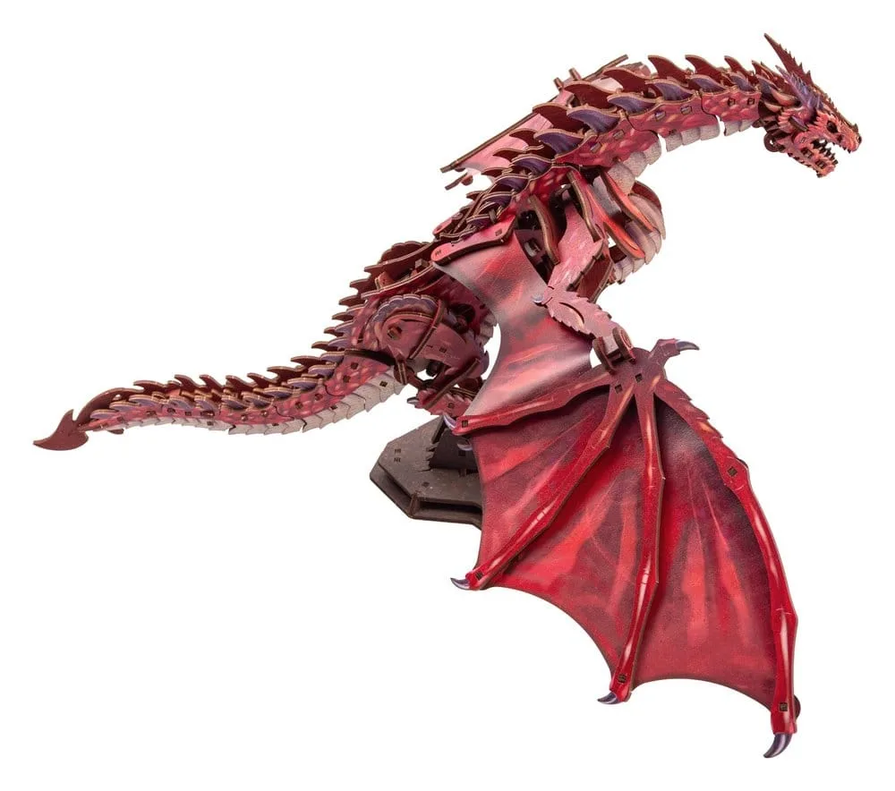 Ugears houten modelbouwpakket – Firestorm Dragon 43 cm 11