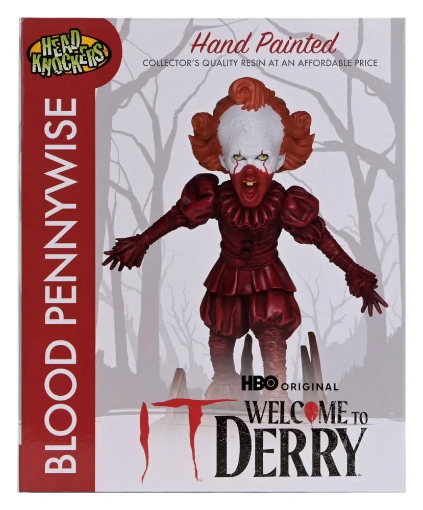 IT Welcome to Derry Head Knocker – Bloody Pennywise 19 cm 5
