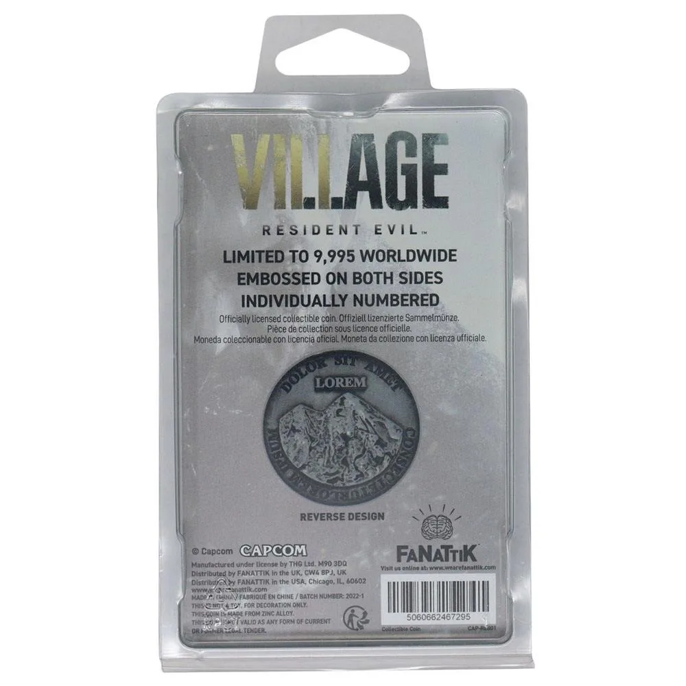 Resident Evil VIII Replica Coin – Limited Edition 38 mm 2