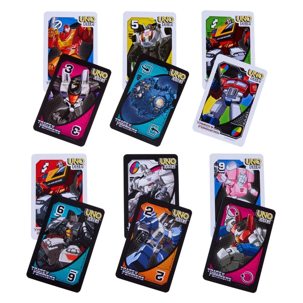 Transformers Card Game – UNO Flip 9