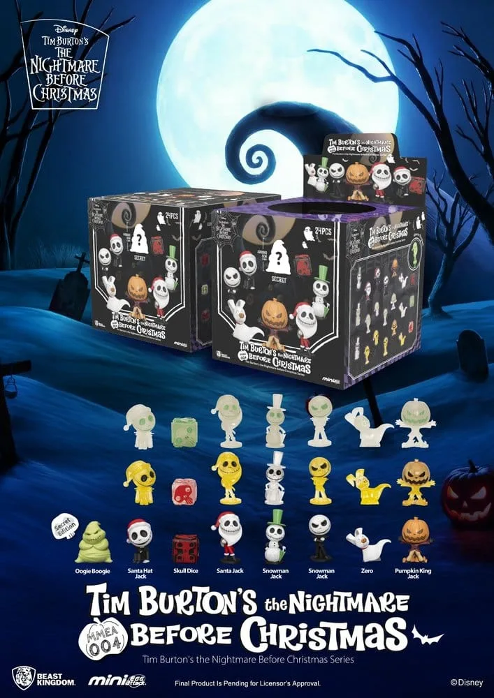 Nightmare Before Christmas Mini Figures – Glow Blind Box 12-Pack 1