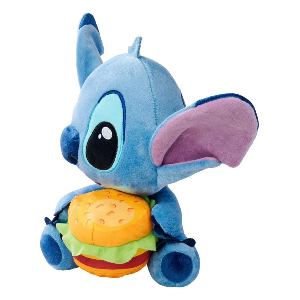 Lilo & Stitch Plush – Stitch with Burger 25 cm 3