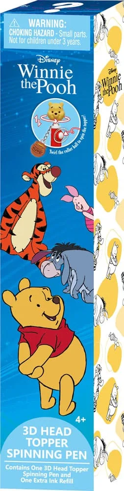 Winnie the Pooh Spinning Pen – 3D Head Topper Blind Box Display 2