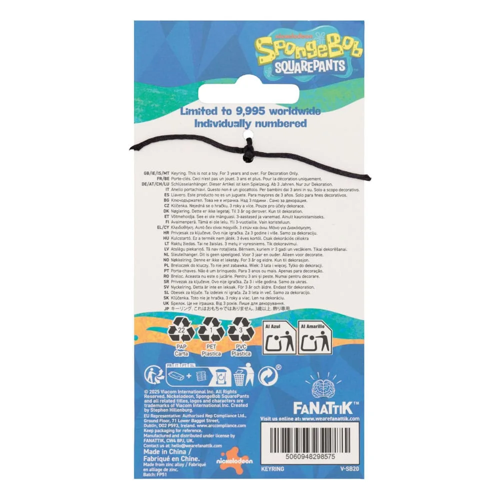SpongeBob SquarePants Keychain – Driver License Limited Edition 3
