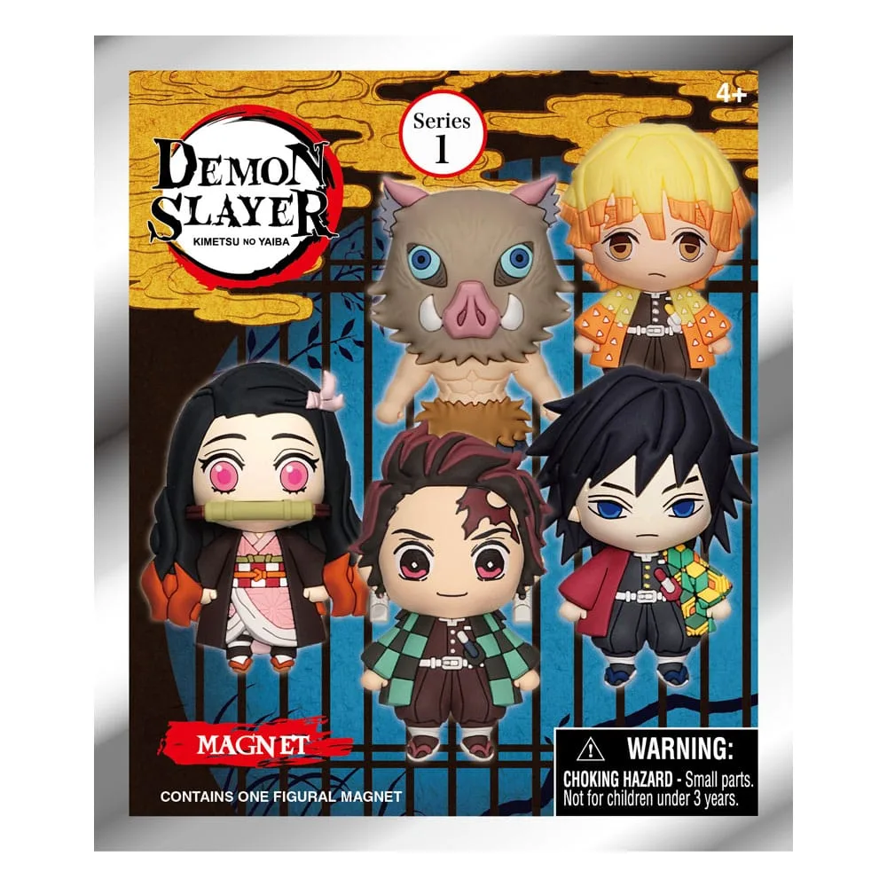 Demon Slayer 3D Magnets – Series 1 Display of 12 3