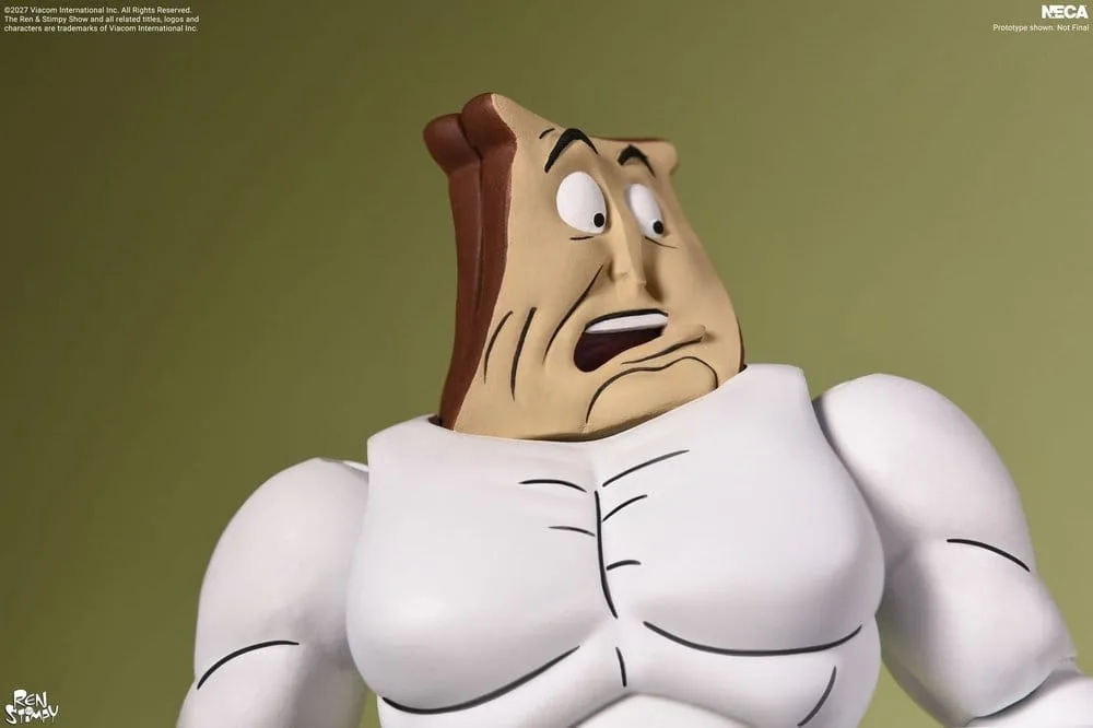 Ren & Stimpy Action Figure – Ultimate Powdered Toast Man 18 cm 3