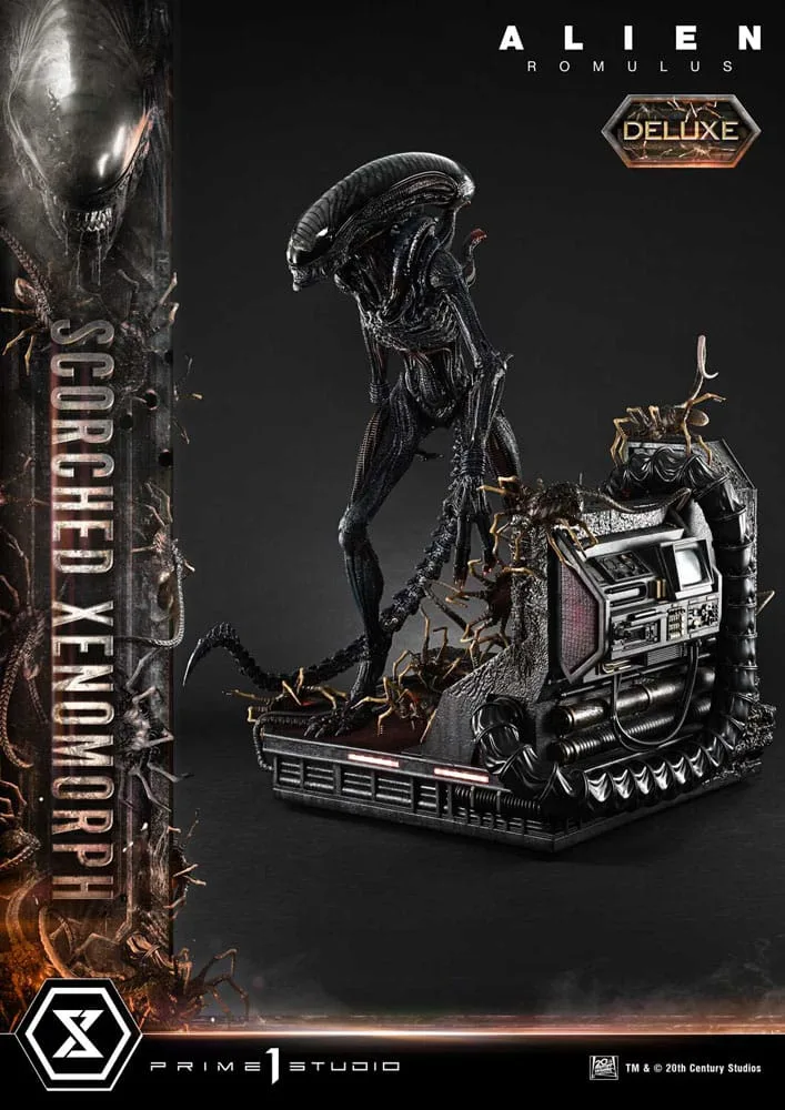 Alien Romulus Statue – Scorched Xenomorph Deluxe Bonus 98 cm 11