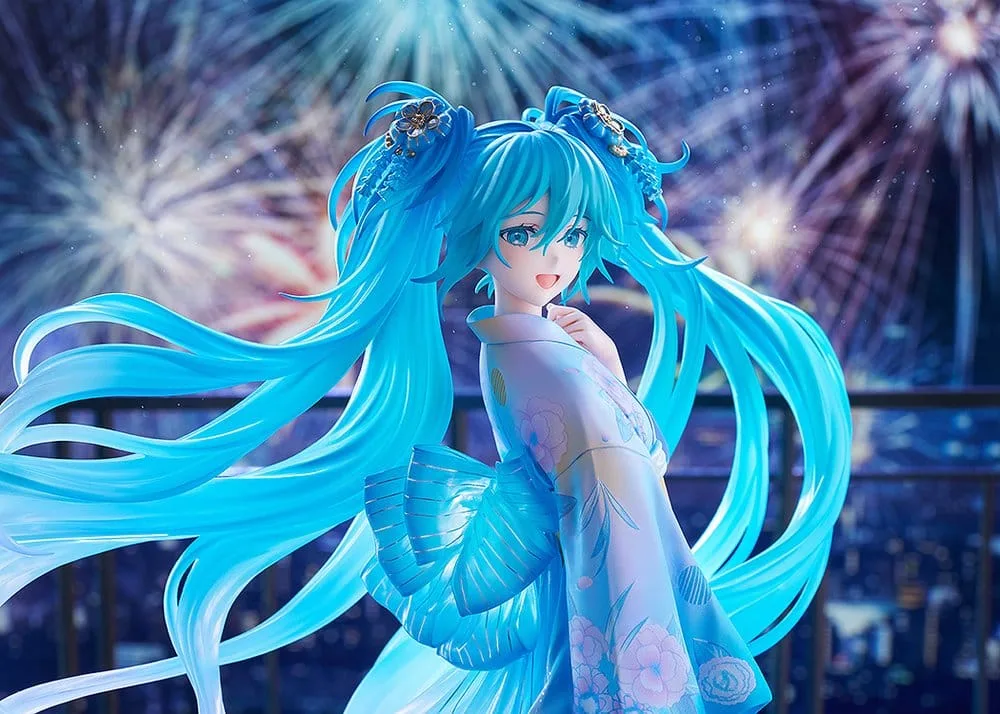 Hatsune Miku PVC Figure – Music & Fire Works 1/7 23 cm 3