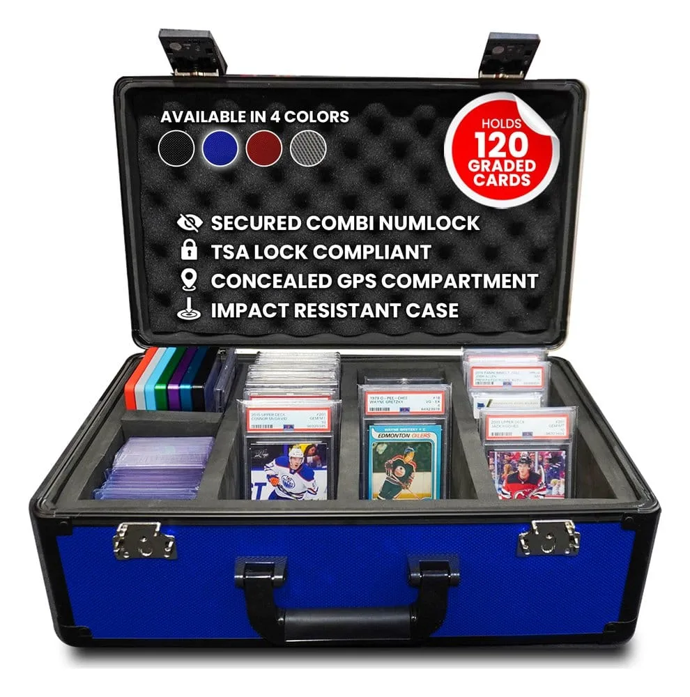 Evoretro Graded Card Storage Box – XL Blue 120 Cards