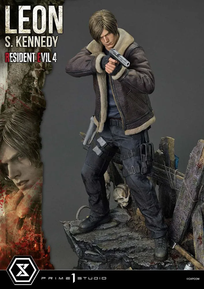 Resident Evil 4 Statue – Leon S. Kennedy Bonus Version 64 cm 18