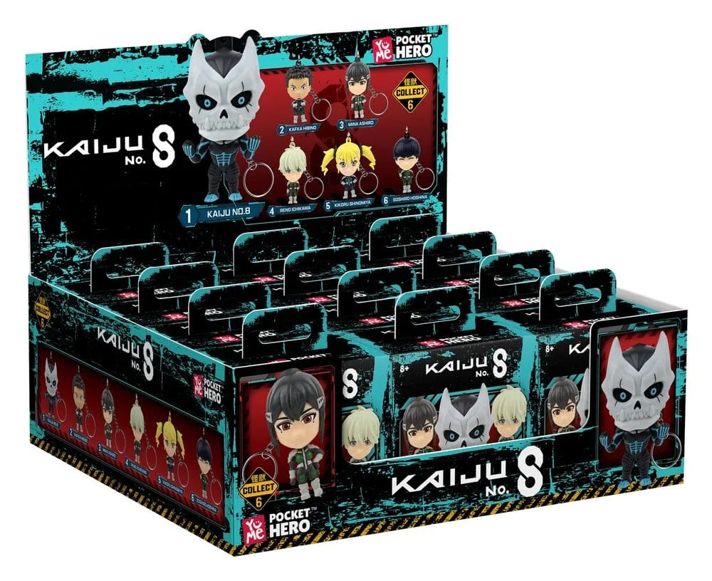 Kaiju No. 8 Keychain Display – Pocket Hero Series 1 12 Blind Boxes 5