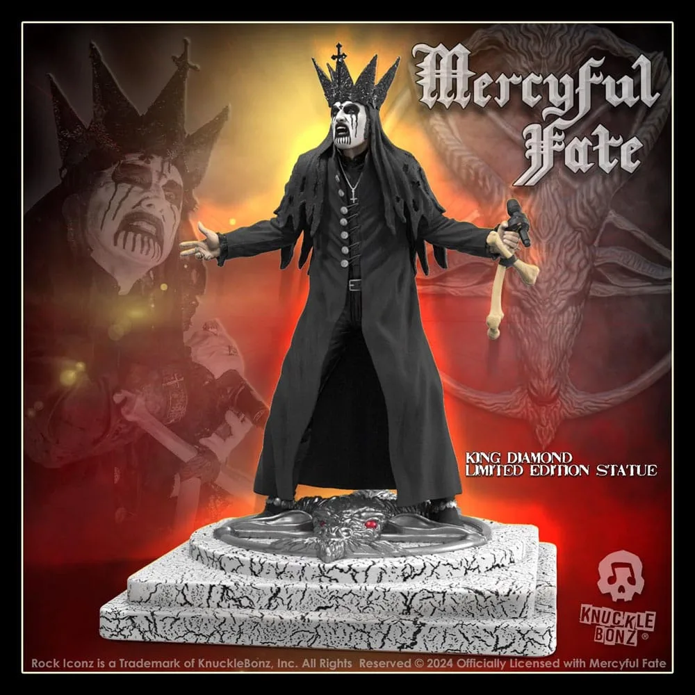 Mercyful Fate Statue – King Diamond III Black Version 22 cm 2