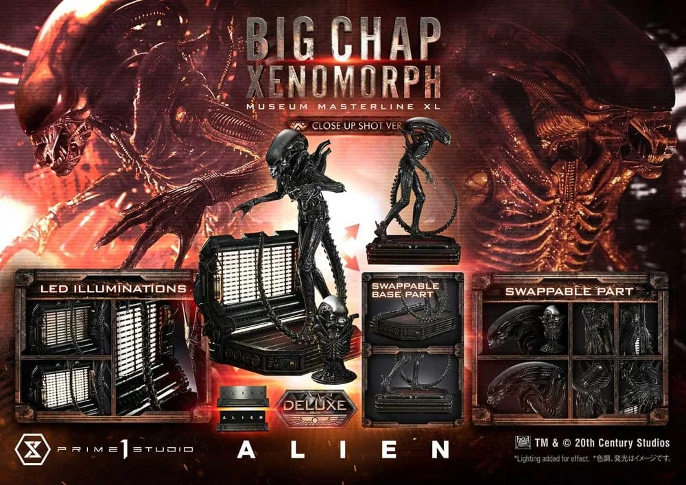 Alien Statue – Big Chap Close-Up Shot DX Bonus 1/3 Scale 100 cm 10