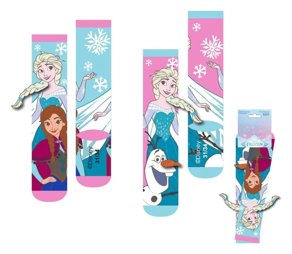 Frozen Socks – Appliqué Details Size 27–34