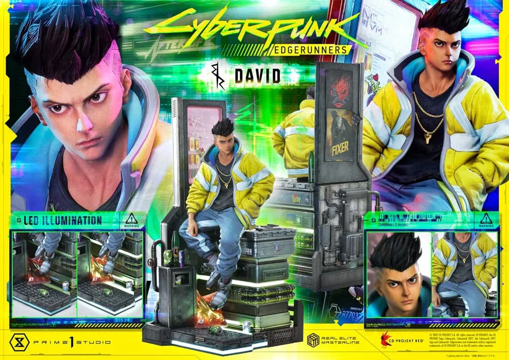Cyberpunk Edgerunners Statue – David 1/4 Scale 58 cm 6