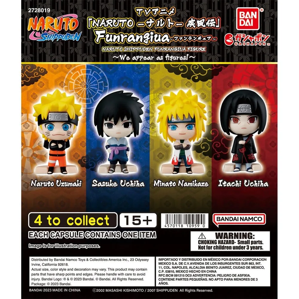 Naruto Shippuden Mini Figures – Funrangiua 24-Pack Display