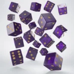 Q Workshop Würfelset – Shimmering Purple, 20 W6 16 mm 4