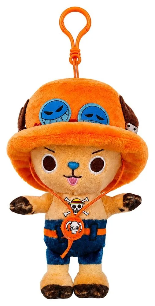 One Piece Plush Bag Clips – Blind Box Display of 6 11 cm 6