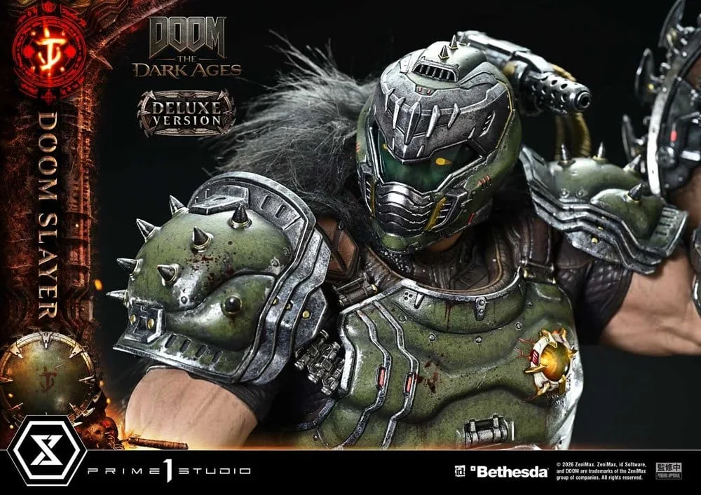 DOOM The Dark Ages Statue – Slayer Deluxe 1/4 77 cm 10