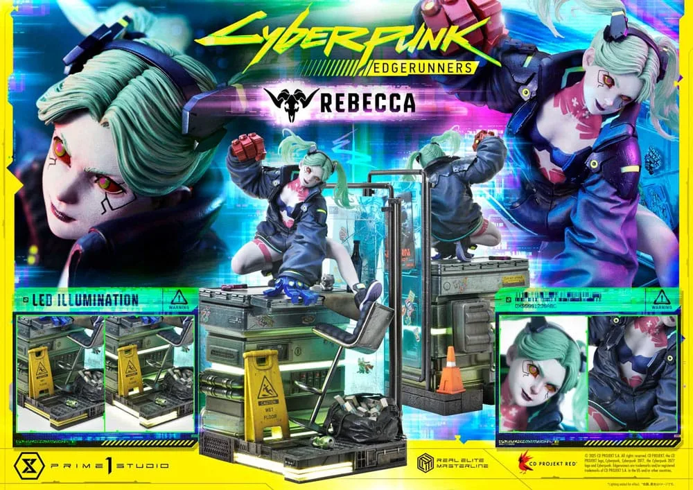 Cyberpunk Edgerunners Statue – Rebecca 1/4 Scale 54 cm 5