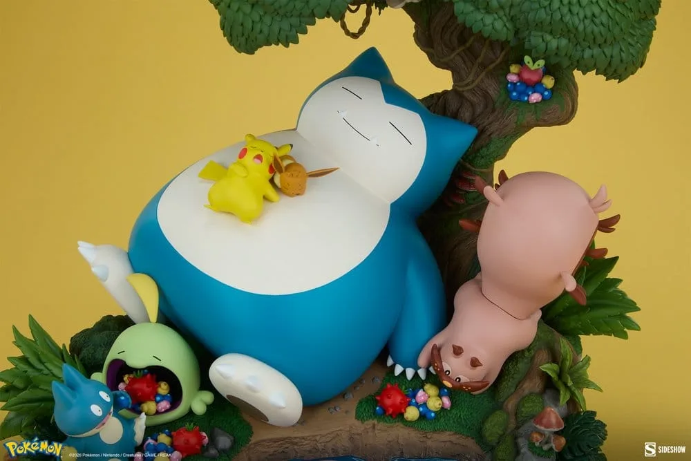 Pokémon Diorama – Snorlax Picnic Scene 33 cm 15
