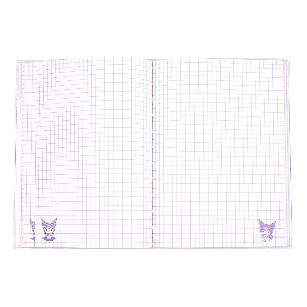 Sanrio Notebook – Kuromi Japanese Holographic Checkered A5 3