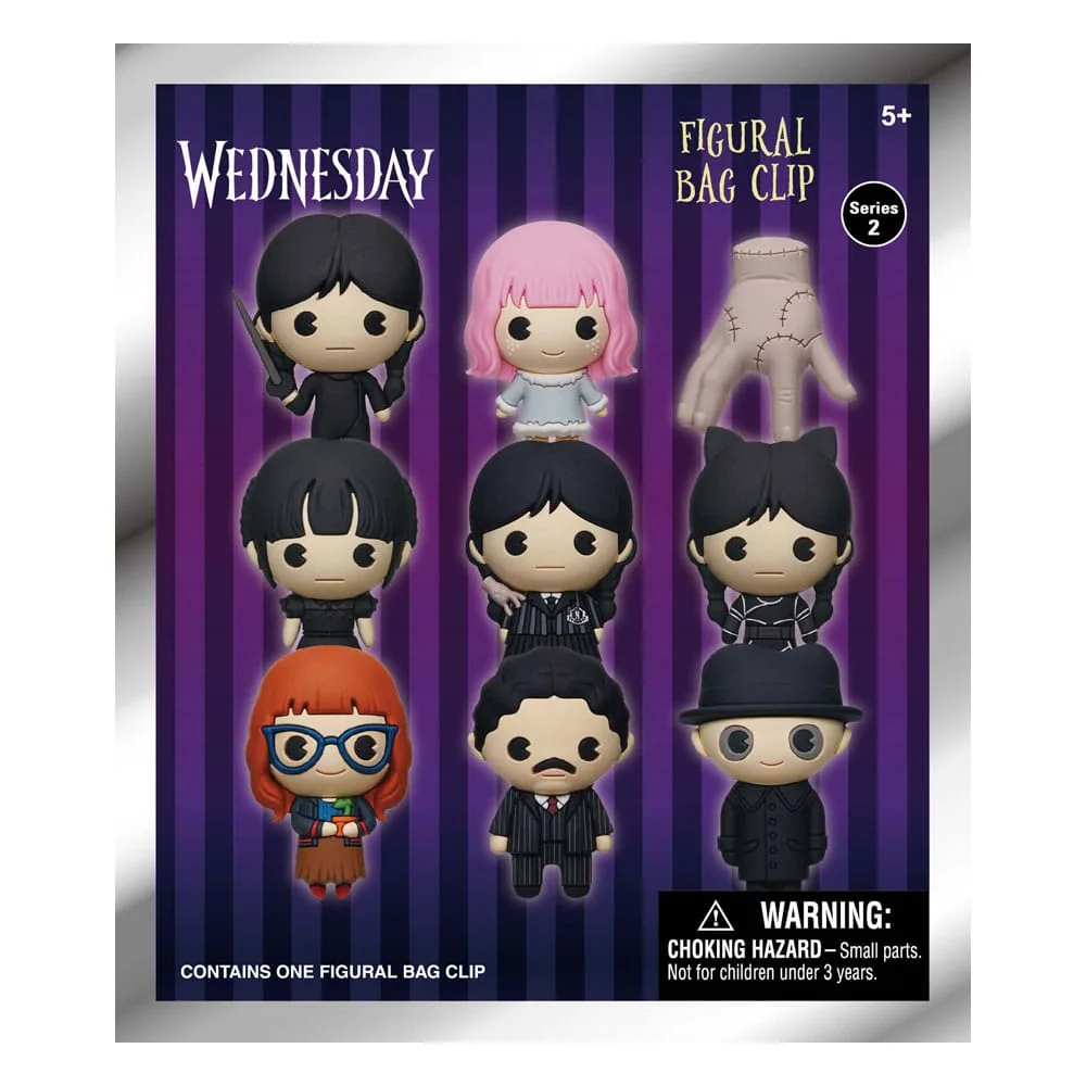 Wednesday Bag Clips – Series 2 3D Blind Bag Display 24-Pack 2