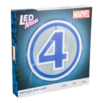 Fantastic Four LED-wandlamp – Logo in neonstijl 24 cm 4