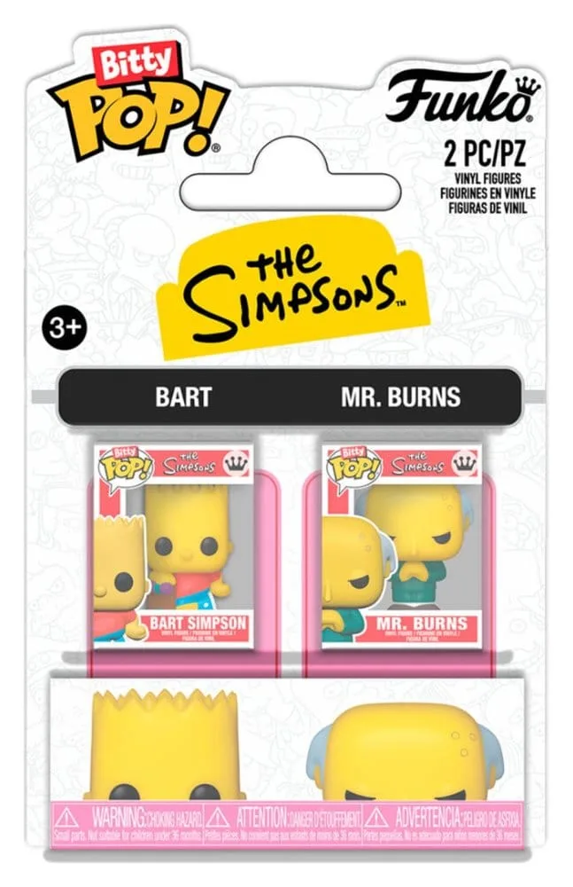 Simpsons Bitty Pop Vinyl Figures – B & Mr. B 2-Pack 2 cm