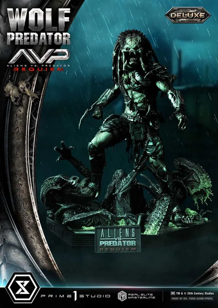 Alien vs. Predator Statue – Wolf Deluxe Bonus Version 95 cm