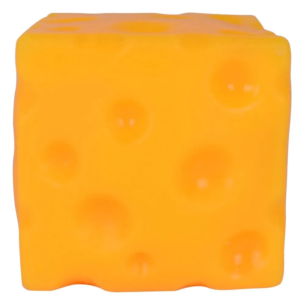 Squishy Stretch Figure Display – Cheese 12 Pieces 9 cm