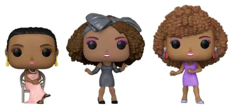 Whitney Houston Vinyl Figures – Funko Pop Exclusive 3-Pack 9 cm
