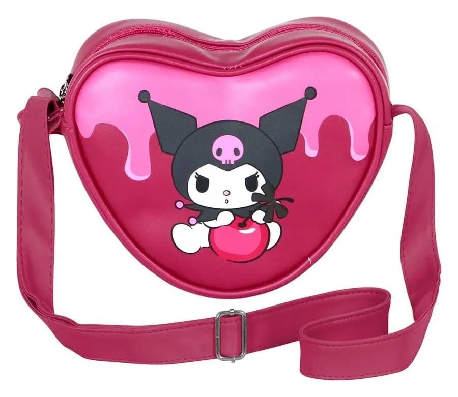 Sanrio Shoulder Bag – Kuromi Cherry 21 x 6.5 x 15.5 cm 3