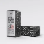 Q Workshop Dice Set – Black D6 Full Pack of 20 16 mm 3