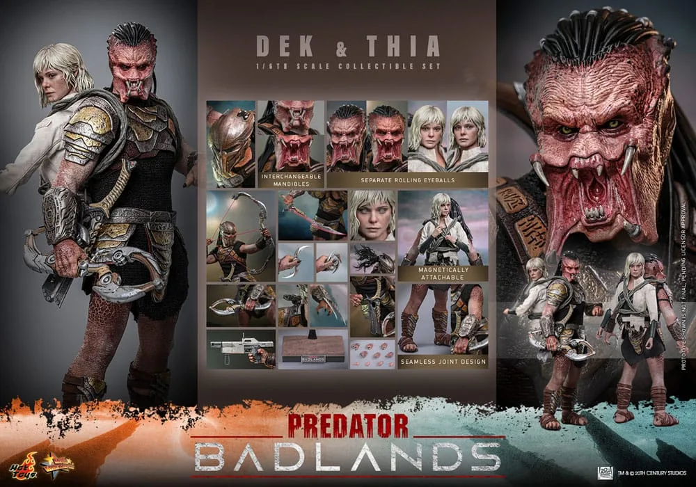 Predator Badlands Action Figure Set – Dek and Thia 1/6 30 cm 24