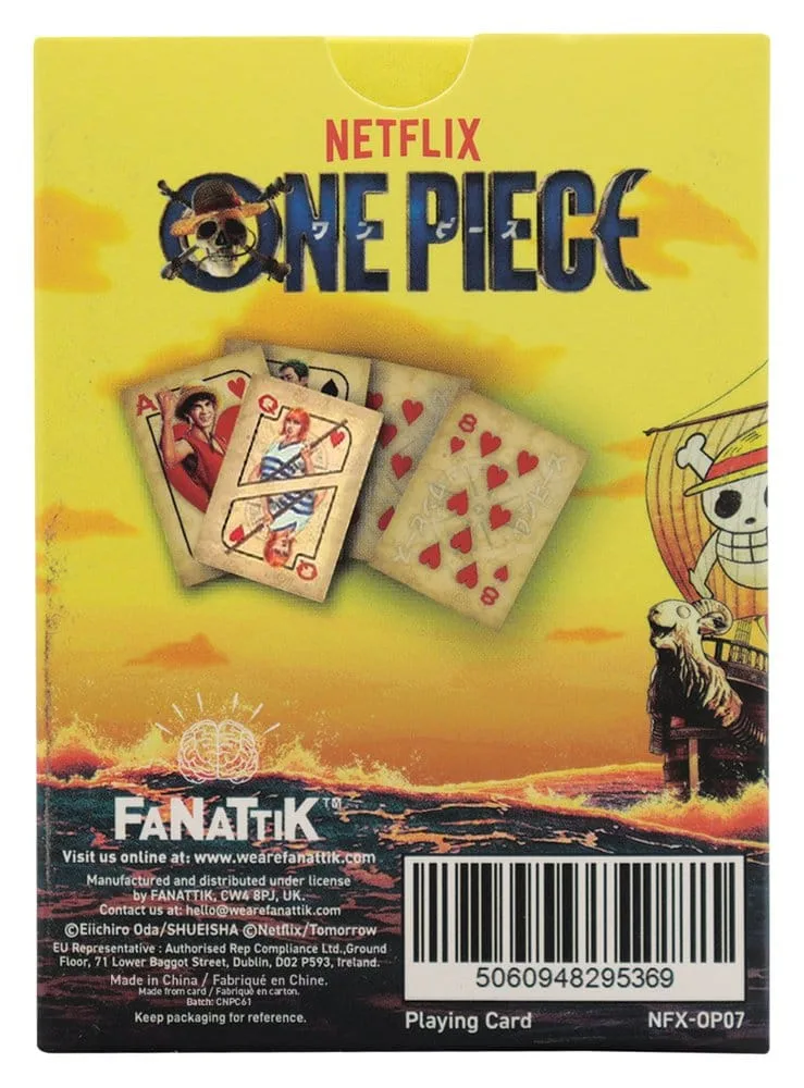 One Piece Gift Set – Playing Cards Going Merry Pin and Keyring 4