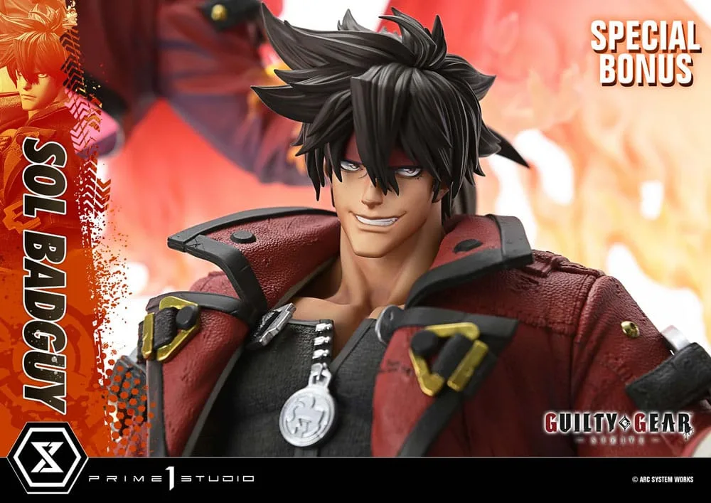 Guilty Gear Strive Statue – Sol Badguy Bonus Version 82 cm 11