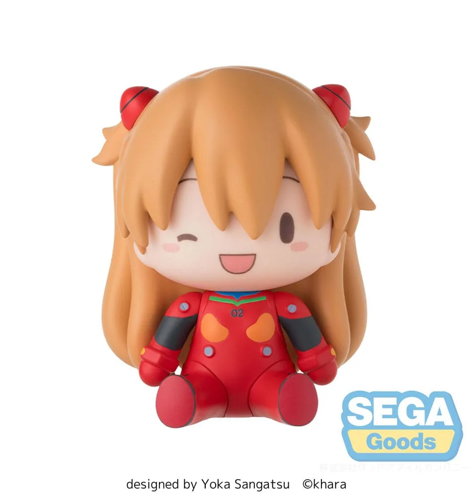 Evangelion Fuwa Petit Chibi Figure – Asuka Plug Suit 8 cm 2