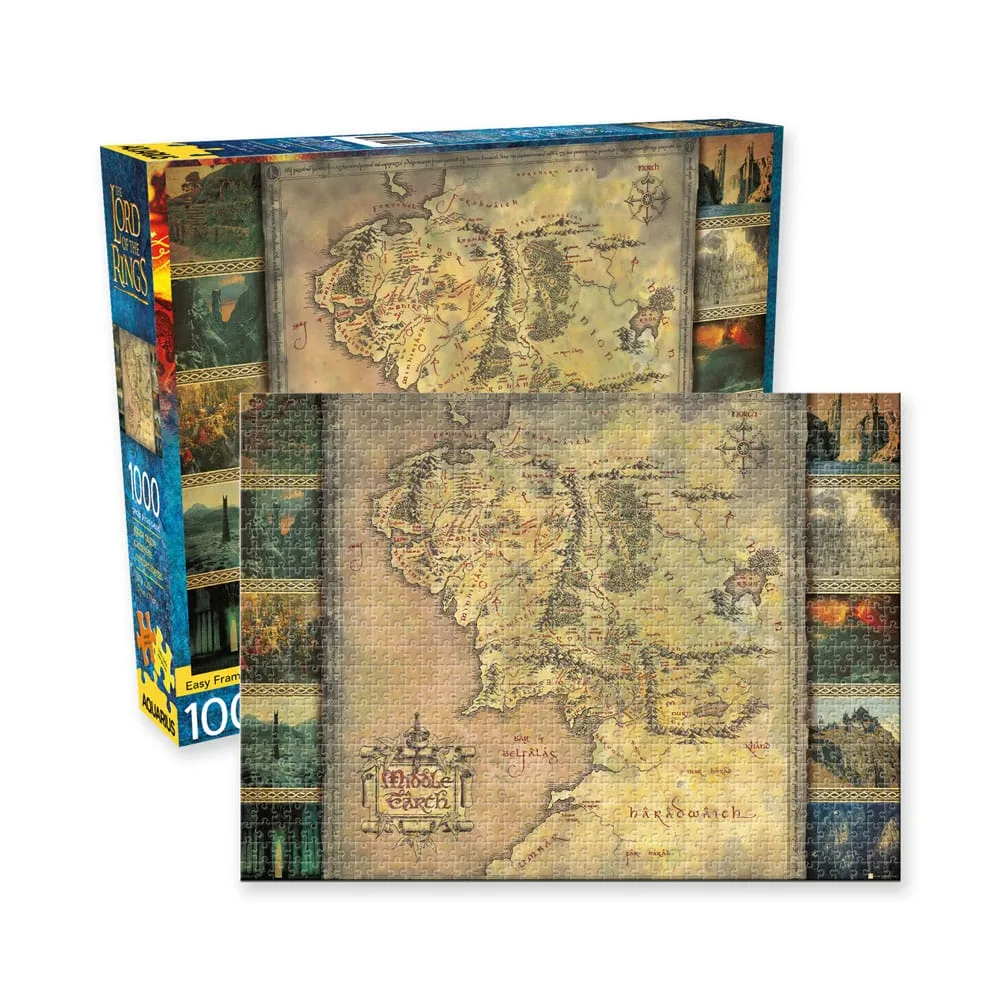 Lord of the Rings Jigsaw Puzzle – Map 1000 Pieces 71 x 50 cm